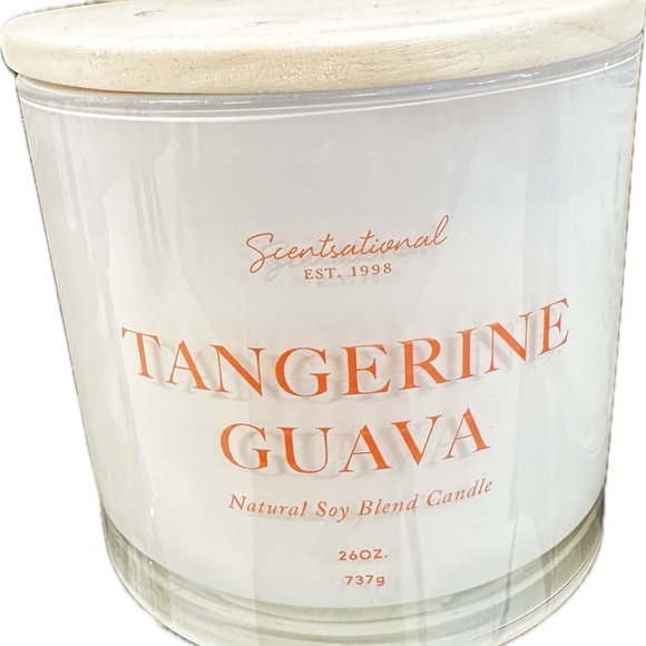 SCENTSATIONAL Tangerine Guava 3 wick candle - Picture 1 of 3